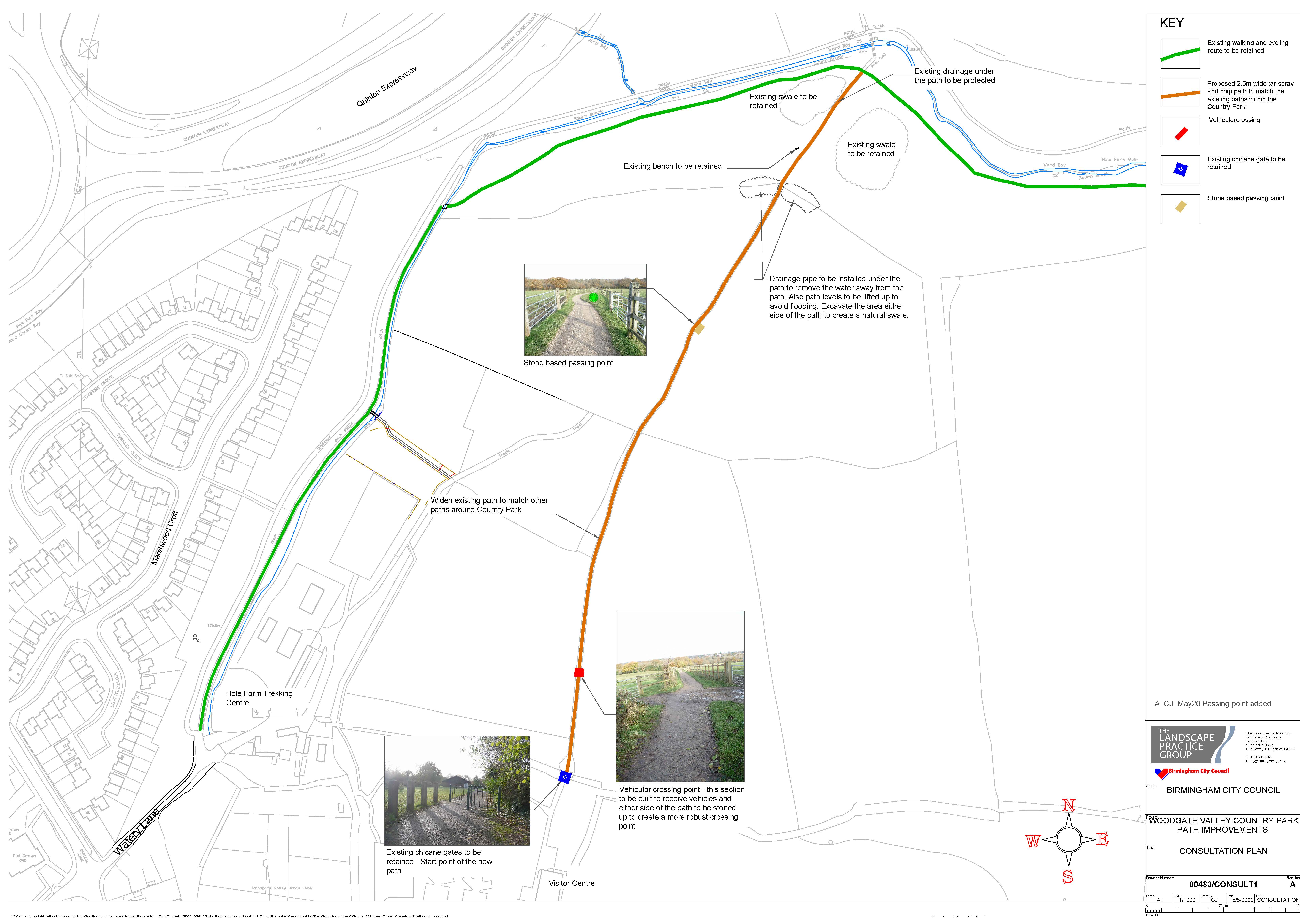 Woodgate Valley Country Park Path Improvements Birmingham City